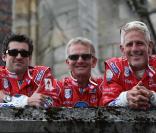 Patrick Dempsey et ses coéquipiers, Joe Foster et Don Jr Kitch 