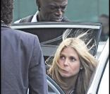 Heidi Klum, très enceinte, et son mari Seal