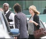 Heidi Klum, très enceinte, et son mari Seal