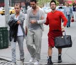     Marc Jacobs avec son fiancé, un ami et le Dr. Fred Brandt    