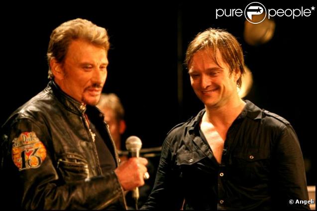Johnny et David Hallyday