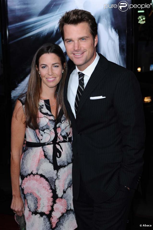 Chris O'Donnell et son épouse 
