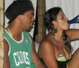 Ronaldinho au Nikki Beach de Miami, juin 2009