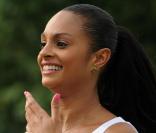Alesha Dixon à Londres pour le tournois de Wimbledon, le 22 juin 2009