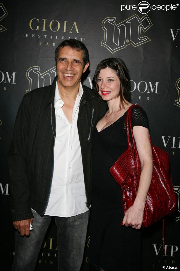 Julien Clerc et Hélène Grémillon au VIP Room à Paris le 22 juin 2006