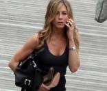Jennifer Aniston en plein tournage de The Bounty, à Atlantic City, dans le New Jersey