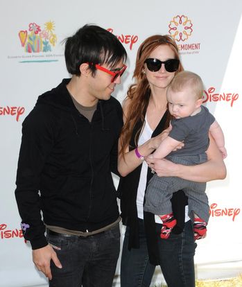 Ashlee Simpson et Pete Wentz emmènent leur petit Bronx au Parc à l'occasion du Time For Heroes le 7 juin 2009