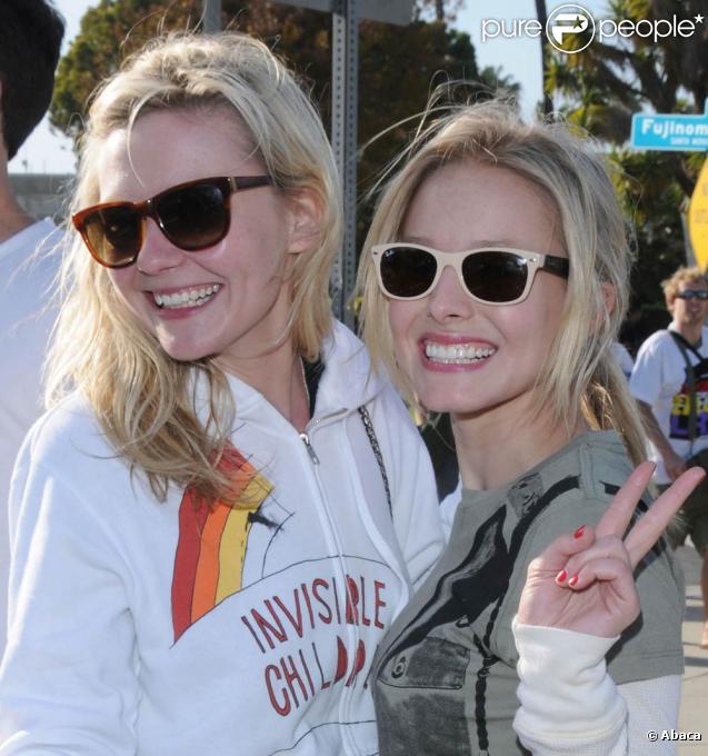 Kirsten Dunst et Kristen Bell : complices.. jusqu'au bout des  lunettes ! 