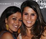 Karima Charni et Karine Ferri hier soir au Milliardaire