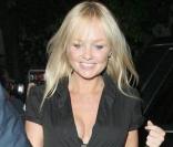 Emma Bunton et Jade Jones à la sortie du Vanilla Club où s'est déroulé l'anniversaire de Cheryl Cole à Londres le 1er juillet 2009