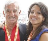 Jean-Paul Belmondo et Barbara Gandolfi