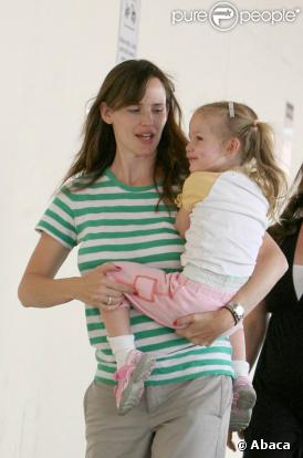 Jennifer Garner emmène sa fille Violet à l'école, Santa Monica