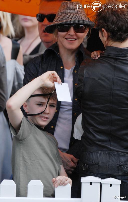 Madonna et son fils Rocco 