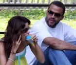 Pause tendresse pour Eva Longoria et Tony Parker à Central Park en juin 2008, presque un an après leur union à Paris 