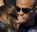 Et hop, un bisou tout mignon pour Eva Longoria et Tony PArker