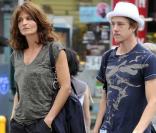 Helena Christensen et son boyfriend à New York