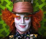 Johnny Depp est le Mad Hatter, dans 