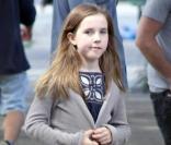 Ruby Jerins sur le tournage de Remember Me le 8 juillet 2009