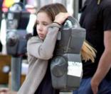 Ruby Jerins sur le tournage de Remember Me le 8 juillet 2009