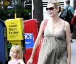 Heidi Klum enceinte se promène dans les rues de New York avec ses enfants