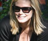 Heidi Klum et ses enfants à New York, dans un parc