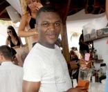 Marcel Desailly et sa femme au Nikki Beach