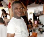 Marcel Desailly et sa femme au Nikki Beach