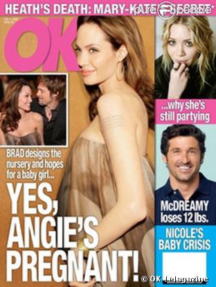 Angelina Jolie enceinte selon OK ! Magazine