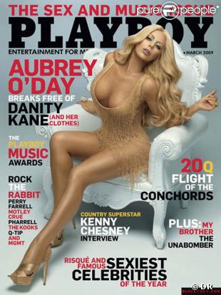 Aubrey O'Day... en couverture de Playboy ! 