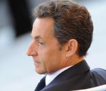 Nicolas Sarkozy lors du défilé du 14 juillet 2009  