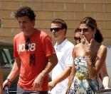 Eva Mendes et son chéri George Gargurevich au festival de Giffoni, le 17 juillet 2009