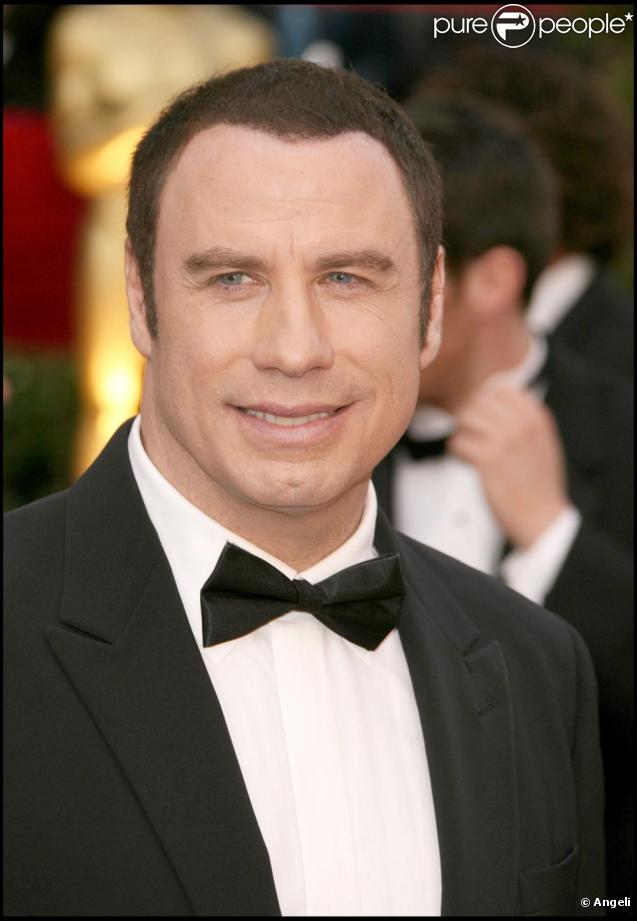 John Travolta à la cérémonie des Oscars en février 2008 