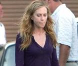 Holly Hunter en tournage pour l\'émission <i>Saving Grace</i> à Los Angeles