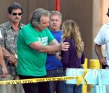 Holly Hunter en tournage pour l'émission  Saving Grace 