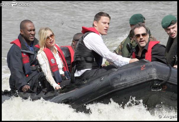 Sienna Miller et Channing Tatum, en pleine promotion de  G.I. Joe - Le réveil du COBRA , à Londres, le 22 juillet 2009 !