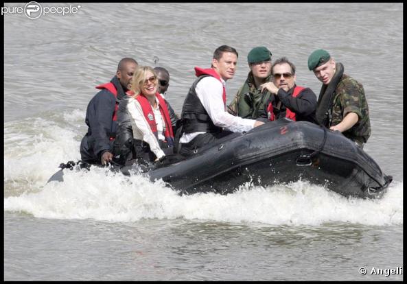 Sienna Miller et Channing Tatum, en pleine promotion de  G.I. Joe - Le réveil du COBRA , à Londres, le 22 juillet 2009 !