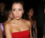 Eva Longoria en mode sexy, à la sortie du Katsuya le 22 juillet 2009 