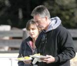 Katie Holmes sur le tournage de Don't be afraid of the dark, en Australie.