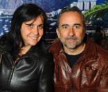 Antoine Duléry et sa femme Pascale ont assisté au mariage de Jean Dujardin et Alexandra Lamy le 25 juillet 2009.