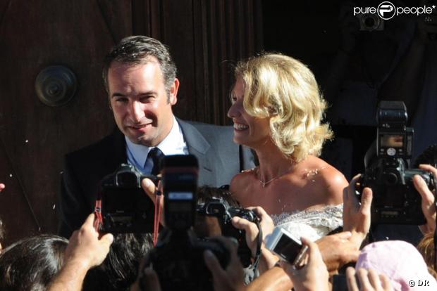 Alexandra Lamy et Jean Dujardin, Vive les mariés !!