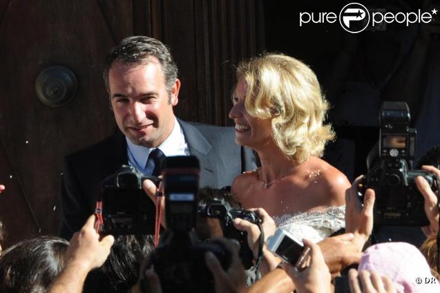 Alexandra Lamy et Jean Dujardin, Vive les mariés !!