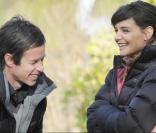Katie Holmes et Guy Pearce sur le tournage de Don't Be Afraid Of The Dark le 26/07/09