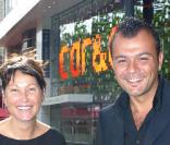 Evelyne Thomas et son ex compagnon en 2003 