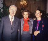 André Bettencourt, sa femme Liliane et sa fille Françoise.  