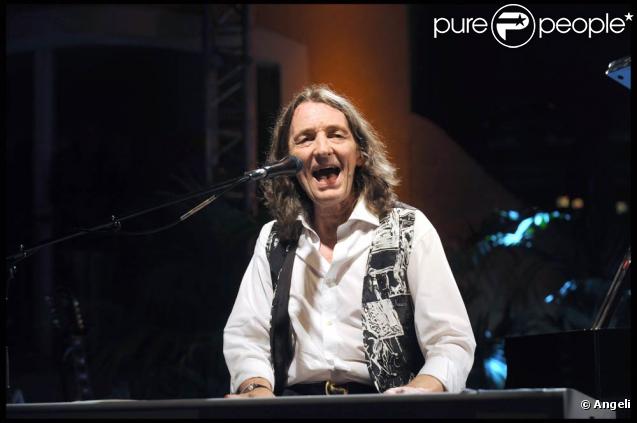 Roger Hodgson, chanteur de Supertramp à la soirée Byblos (Saint-Tropez, 28 juillet 2009)