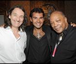 Quincy Jones, Antoine Chevanne et Roger Hodgson à la soirée Byblos (Saint-Tropez, 28 juillet 2009)
