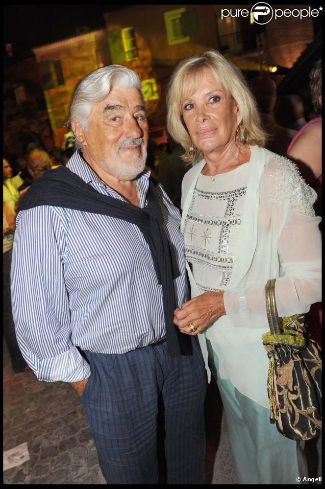 Mario Adroff et sa femme à la soirée Byblos (Saint-Tropez, 28 juillet 2009)