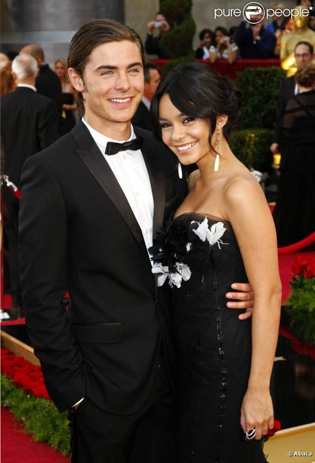 Zac Efron et son amoureuse Vanessa Hudgens.