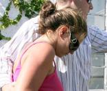 Britney Spears en brune à Beverly Hills le 2 août 2009