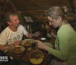 Soupe à la grimace pour le dernier dîner de Denis et Mélanie.  